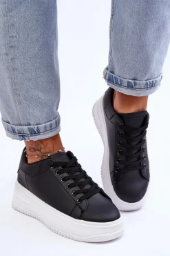 Damskie Klasyczne Buty Sportowe Czarno-Białe Night Trip