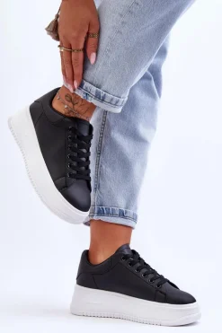 Damskie Klasyczne Buty Sportowe Czarno-Białe Night Trip