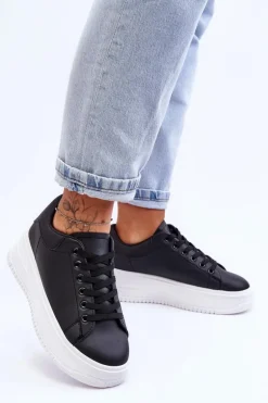 Damskie Klasyczne Buty Sportowe Czarno-Białe Night Trip