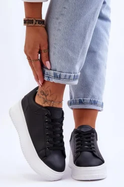 Damskie Klasyczne Buty Sportowe Czarno-Białe Night Trip