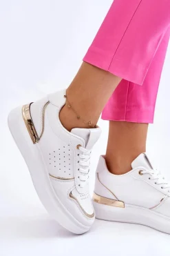 Damskie Klasyczne Buty Sportowe Białe Elijah