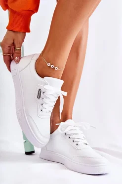 Damskie Klasyczne Buty Sportowe Białe Garcia