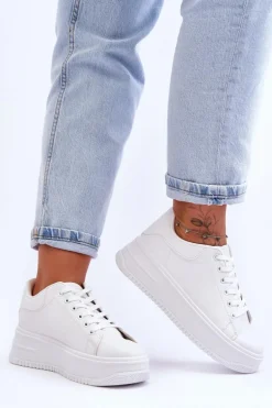 Damskie Klasyczne Buty Sportowe Białe Night Trip