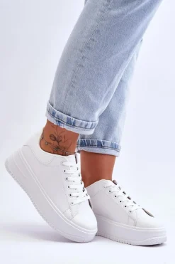 Damskie Klasyczne Buty Sportowe Białe Night Trip