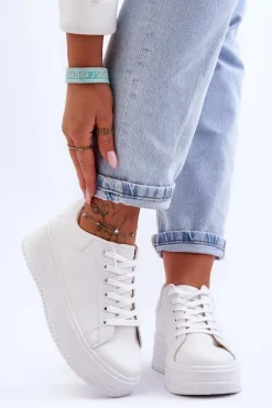 Damskie Klasyczne Buty Sportowe Białe Night Trip