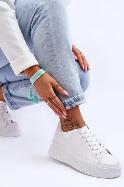 Damskie Klasyczne Buty Sportowe Białe Night Trip