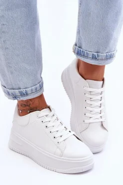 Damskie Klasyczne Buty Sportowe Białe Night Trip