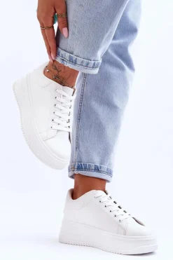 Damskie Klasyczne Buty Sportowe Białe Night Trip