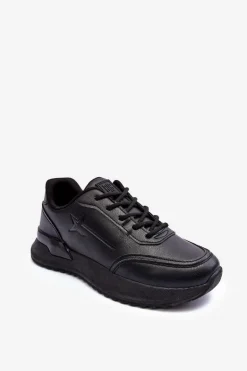 Damskie Klasyczne Buty Sportowe Big Star MM274223 Czarne