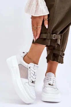 Damskie Klasyczne Buty Sportowe GOE LL2N4060 Białe