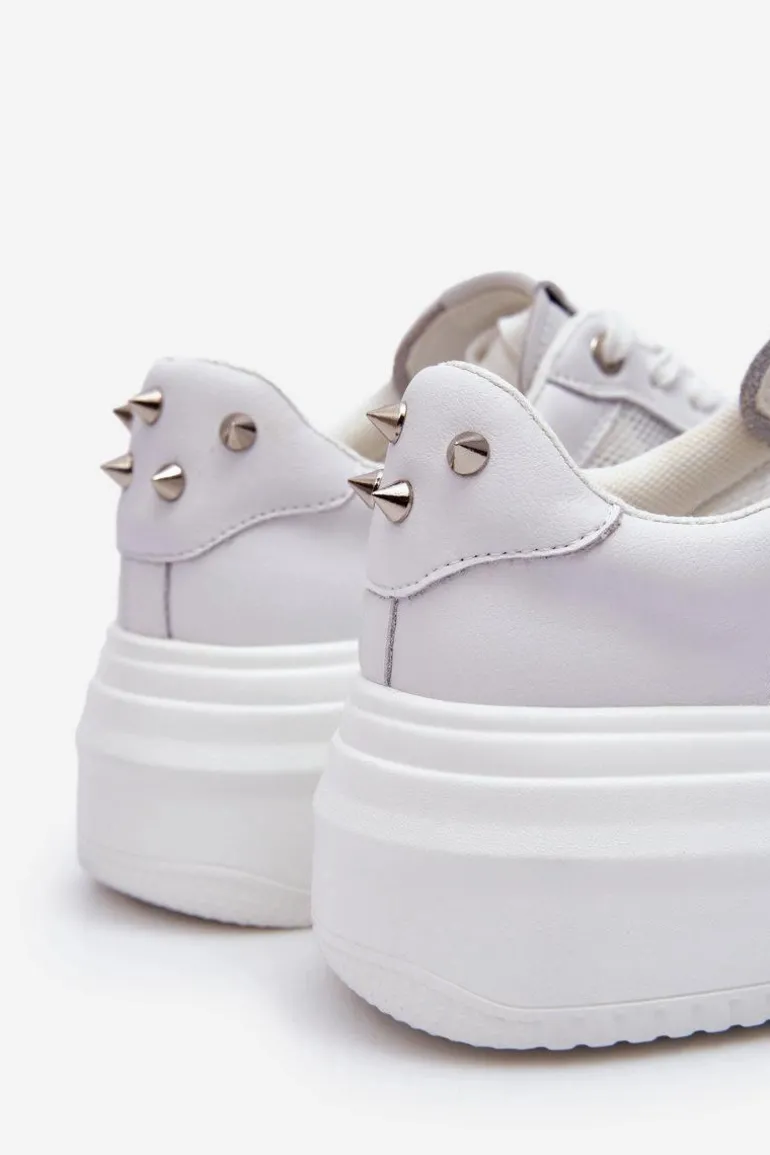 Damskie Klasyczne Buty Sportowe GOE LL2N4060 Białe