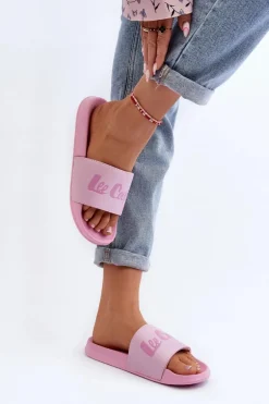 Damskie Klasyczne Klapki Lee Cooper LCW-24-42-2488L Różowe