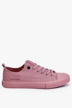 Damskie Klasyczne Niskie Trampki Big Star LL274027 Różowe