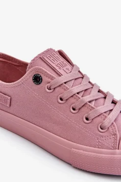 Damskie Klasyczne Niskie Trampki Big Star LL274027 Różowe