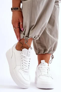 Damskie Klasyczne Sportowe Buty Białe Juliano
