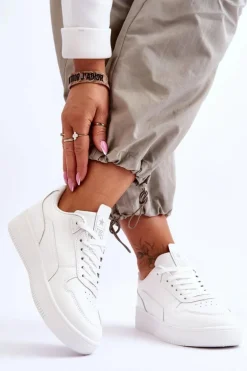 Damskie Klasyczne Sportowe Buty Białe Juliano