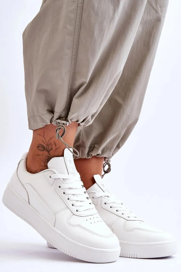 Damskie Klasyczne Sportowe Buty Białe Juliano