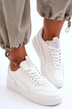 Damskie Klasyczne Sportowe Buty Białe Juliano