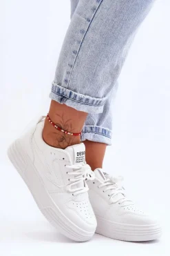 Damskie Klasyczne Sportowe Buty Białe Avra