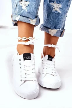 Damskie Klasyczne Trampki Białe My Promise