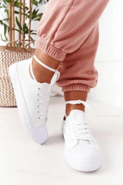 Damskie Klasyczne Trampki Białe Omerta