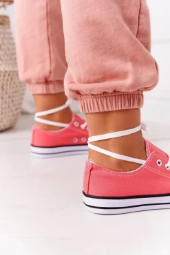Damskie Klasyczne Trampki Koralowe Omerta