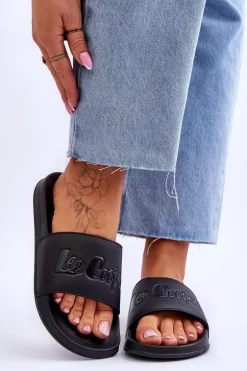 Damskie Lekkie Klapki Lee Cooper LCW-23-42-1732 Czarne