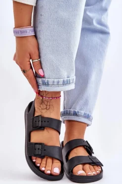 Damskie Lekkie Sandały Big Star LL274745 Czarne