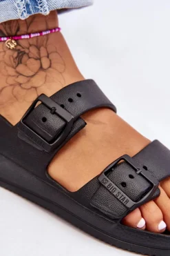 Damskie Lekkie Sandały Big Star LL274745 Czarne