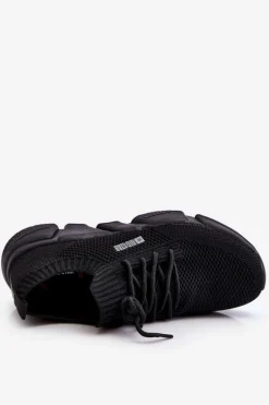 Damskie Lekkie Sneakersy Memory Foam System Big Star JJ274269 Czarne