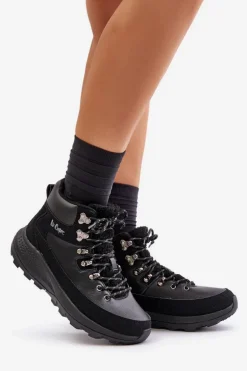 Damskie Lekkie Trapery Na Zamek Lee Cooper LCJ-24-03-3073 Czarne