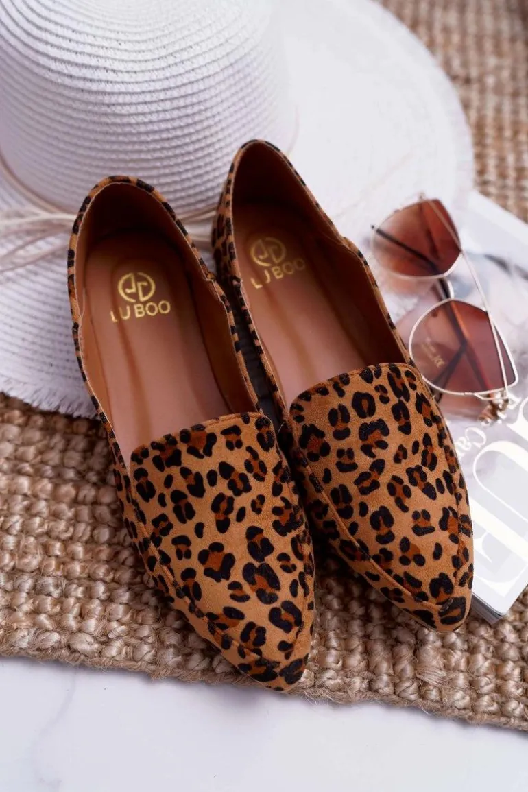 Damskie Mokasyny Lu Boo Leopard Magnus