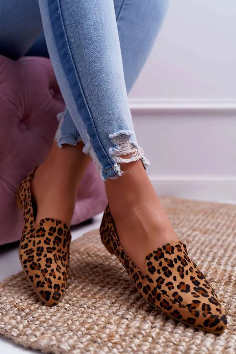 Damskie Mokasyny Lu Boo Leopard Magnus
