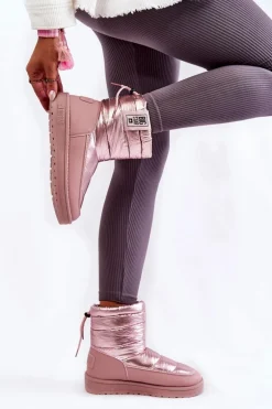 Damskie Śniegowce Big Star II274119 Różowe