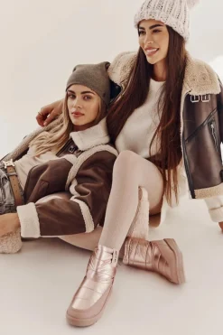 Damskie Śniegowce Big Star II274119 Różowe