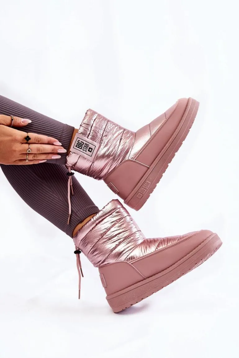 Damskie Śniegowce Big Star II274119 Różowe