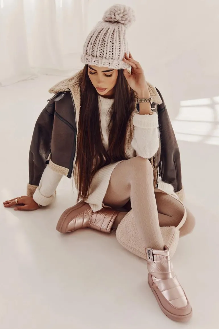 Damskie Śniegowce Big Star II274119 Różowe