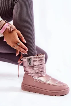 Damskie Śniegowce Big Star II274119 Różowe
