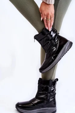 Damskie Śniegowce Big Star KK274392 Czarne