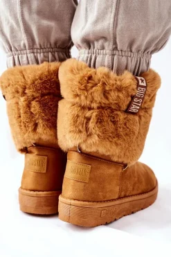 Damskie Śniegowce Big Star II274127 Camel