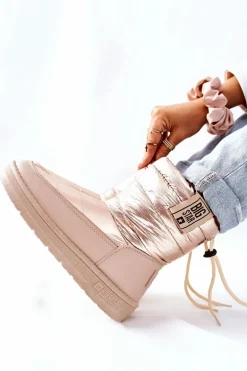 Damskie Śniegowce Big Star II274121 Beżowe