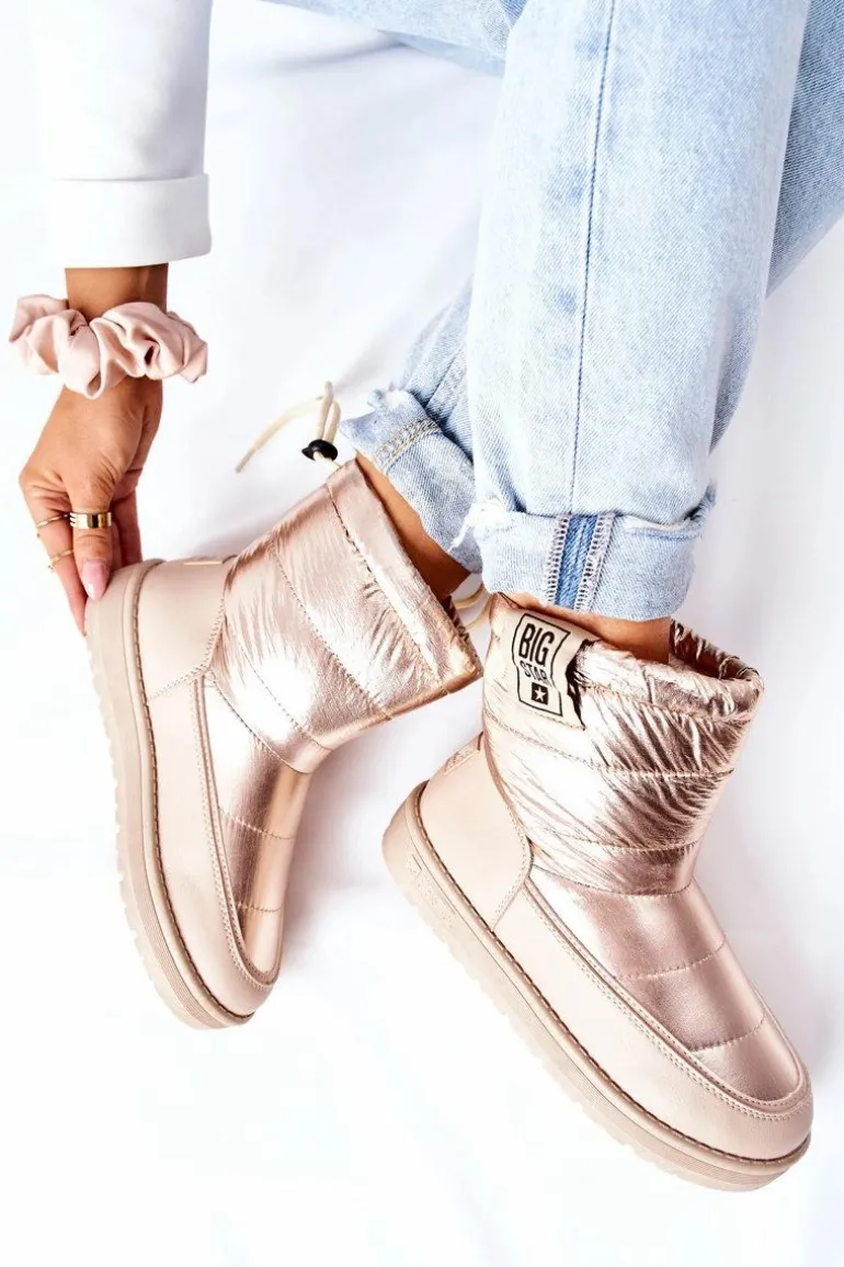 Damskie Śniegowce Big Star II274121 Beżowe