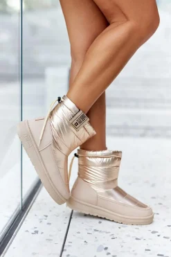 Damskie Śniegowce Big Star II274121 Beżowe