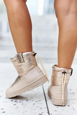 Damskie Śniegowce Big Star II274121 Beżowe