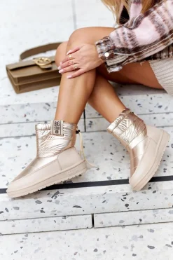 Damskie Śniegowce Big Star II274121 Beżowe