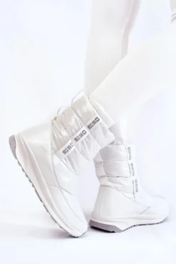 Damskie Śniegowce Big Star KK274393 Białe