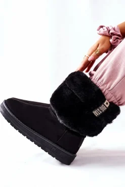 Damskie Śniegowce Big Star II274123 Czarne