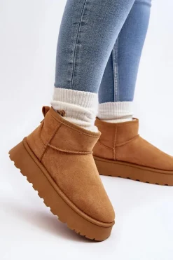 Damskie Śniegowce Na Platformie Camel Pirette