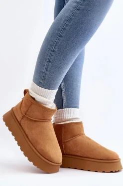 Damskie Śniegowce Na Platformie Camel Pirette