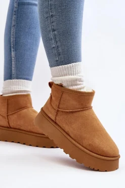 Damskie Śniegowce Na Platformie Camel Pirette